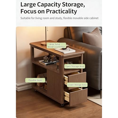 Table basse avec tiroir mobile pour un salon ou une chambre modulable