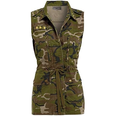 SS7 Women's Camouflage Sleeveless Jacket Cover