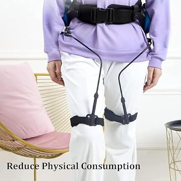 Power Walking Aid for Stroke Rehab, Mobility Support for Hiking, Bionic Exoskeleton Legs, 30% Effort Reduction, Enhanced Walking Trainer