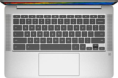 Image of HP 14-inch Chromebook, Intel Quad-Core Pentium Silver N5000 Processor Up to 2.70Ghz, 4GB Memory, 64GB SSD Storage, Webcam, WiFi, Bluetooth, Chrome OS (Renewed)