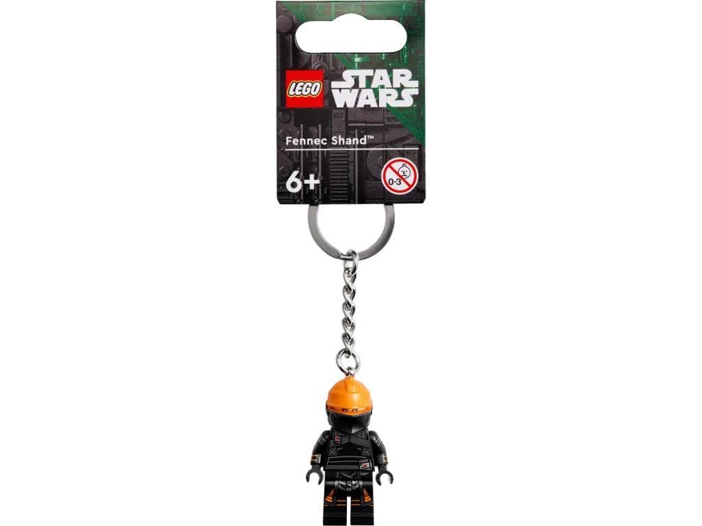 LEGOStar Wars Fennec Shand Minifigure Keyring 854245, Black, Small