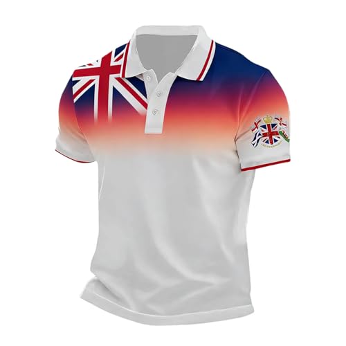 Polo de golf léger pour homme chic et élégant en coton blanc