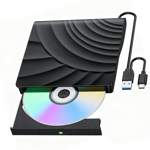 Lecteur Blu-ray externe USB C avec graveur CD DVD pour PC et Linux