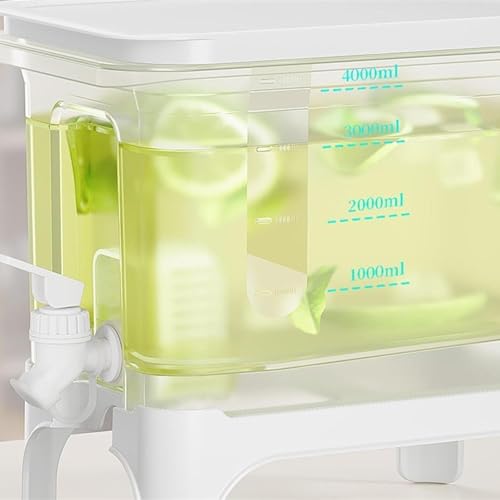 Image of Drink Dispenser Jug with Sealed Lid Juice Container for Water Milk Gathering|Hot /Cold Water Dispensers|Home & Garden