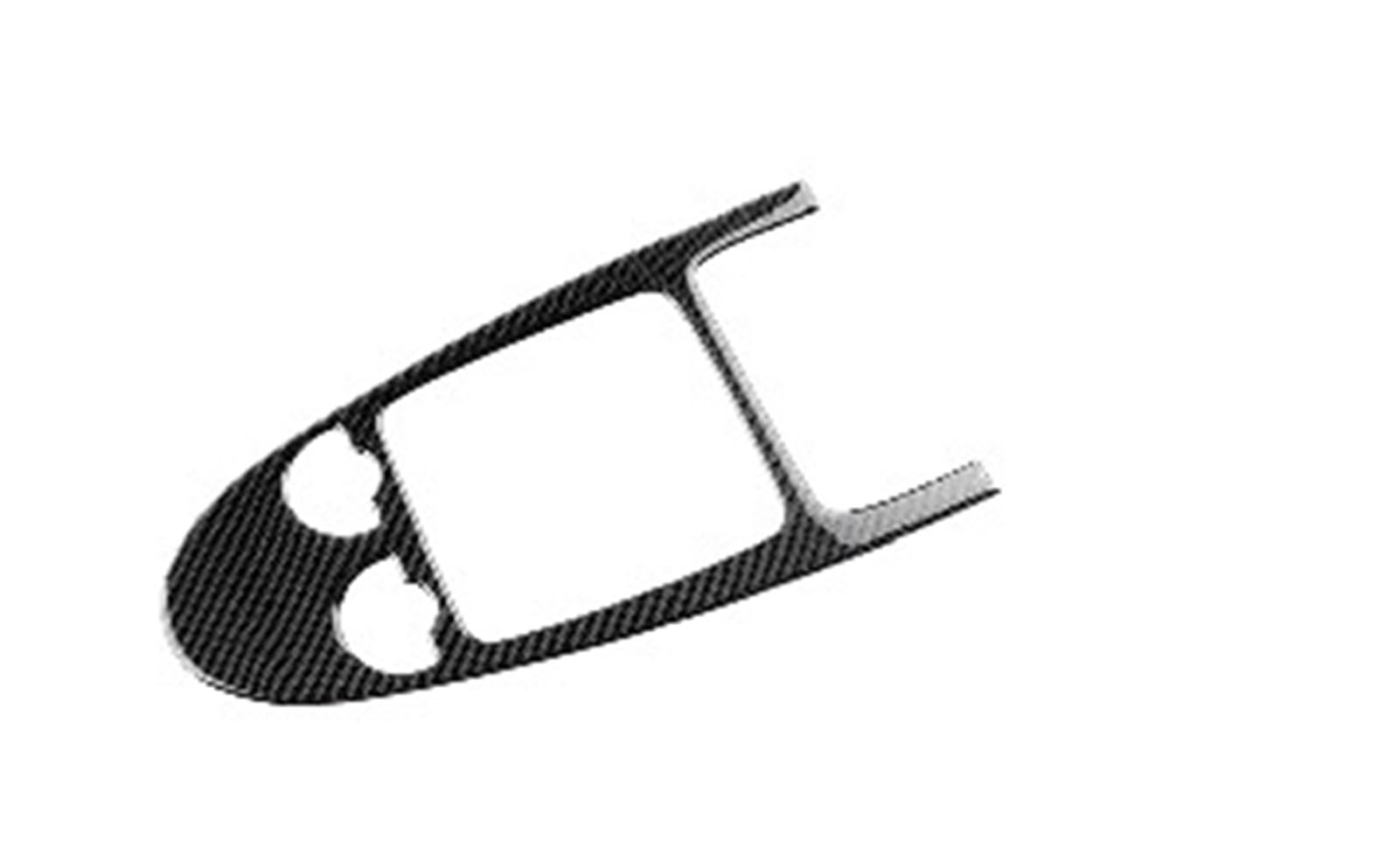for Mercedes for Benz SLK R171 2004-2010 Car Central Control Gear Shift Soft Carbon Fiber Trim Sticker(Black LHD RHD)