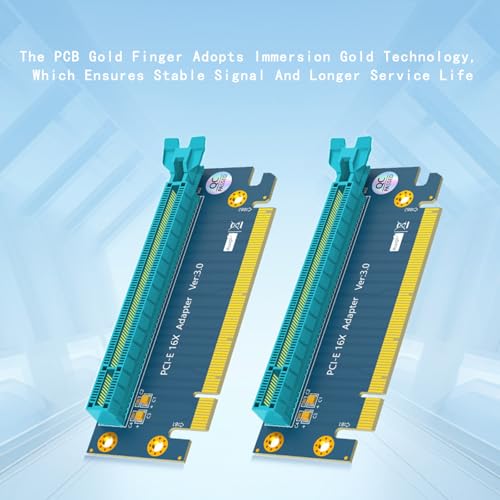 IYUANEPRO PCI- Express 16X Riser Card, 16x Extender Converter Riser Card Adapter Male to Female Extension Adapter