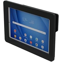 Anti-Theft Acrylic VESA Enclosure for Galaxy TAB A7 Lite 8.7" SM-T220 Tablet with Free Wall Mount Kit & 90-Degree Angle USB C Cable TAB A7 Lite, Black