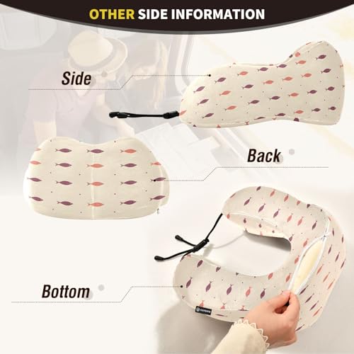 Almohada de viaje de espuma viscoelástica para cuello miniatura 5