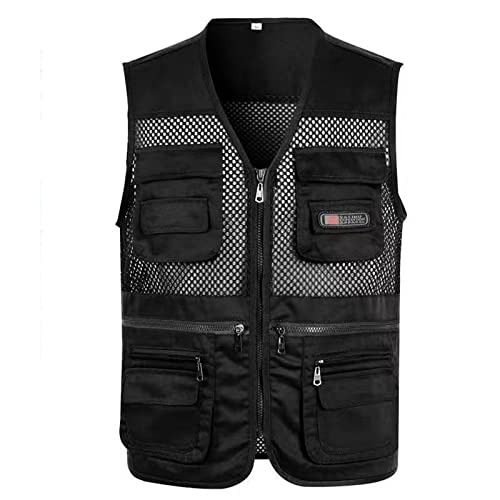 LCMTWX Men'S Outerwear Vests 2024 Pocket Retro Color Vest Blouse With Button Running Vest For Men Chaleco Vest Mens2