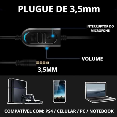 Headset Fone de Ouvido Gamer Pro Microfones Com As Almofadas Microfone omnidirecional Com Cancelamen