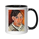  Pablo Picasso 2 Tasse à thé et café en céramique Noir