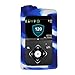 Sugar Medical Insulin Pump Protector, Soft Silicone Case for MiniMed 630G, 640G, 670G, 770G and 780G, Blue/White