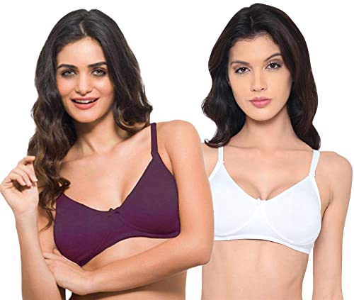 Image of Laavian Women's Cotton Non Padded Non-Wired Shaper T-Shirt Bra