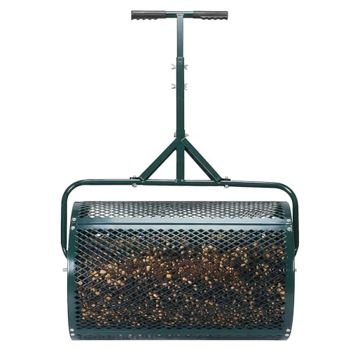 Rodillo esparcidor de fertilizante ajustable 23.6 pulg miniatura 2