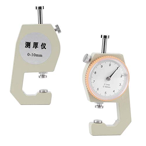 Calibrador de Grosor, Calibrador de Aleación de Aluminio, Medidor de Grosor Preciso para Joyería y Cuero, Cabeza Plana miniatura 5