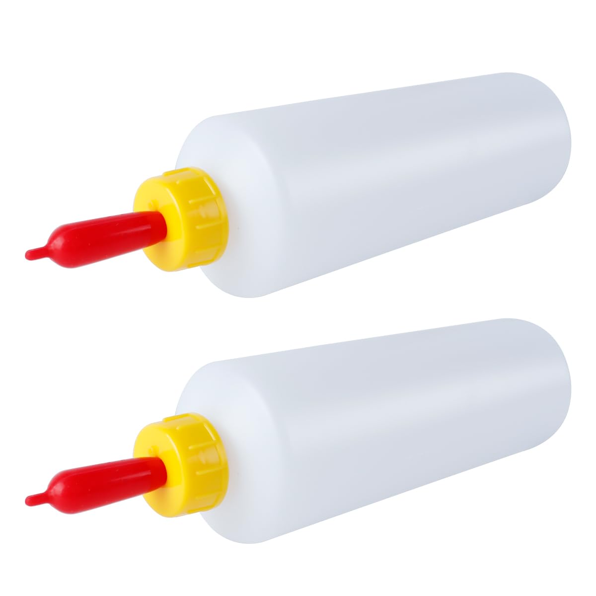 5 biberones para corderos, 400 ml, para leche de cabra y oveja, con 10 chupetes adicionales.