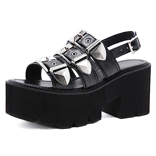 Chaussures pour femmes aux finitions soignées et talons hauts avec plateforme