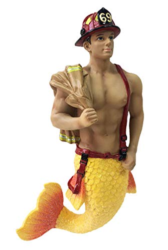 December Diamonds Merman Ornament Back Draft 55-55108 6.5 Inches