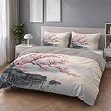 Bettwäsche 240 x 260 cm 3teilig Khaki - Bettbezug 240 x 260 cm Set mit Kissenbezüge 80x80 cm...