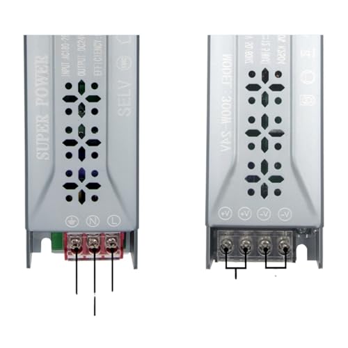 Fuente de alimentación conmutada silenciosa de 12V y 200W para controlador de iluminación LED 6