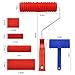 6 Pcs Wood Grain Tool Set, DIY Wood Graining Tool for Wall; Furniture, Soft Rubber Wood Grain Painting Tool, Textured Pattern Roller for Home Decoration