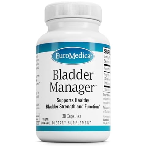 Euromedica Bladder Manager - 30 Capsules - Clinically-Studied Herbal Supplement - Support Bladder Strength & Healthy Urinary Tract Function - Formulated for Men & Women - 30 Servings Cover