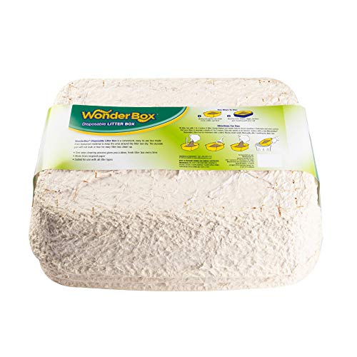 Kitty’s Wonderbox Disposable Litter Box, 2in1 Functionality