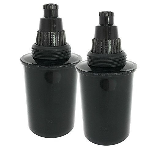 Naples Naturals - Aok109-Blk-02 109X2 Alkaline Water Pitcher - Removes Chlorine And Contaminants Plus Increases Ph (Black), Model 109 (With Extra Filter) #TOP1