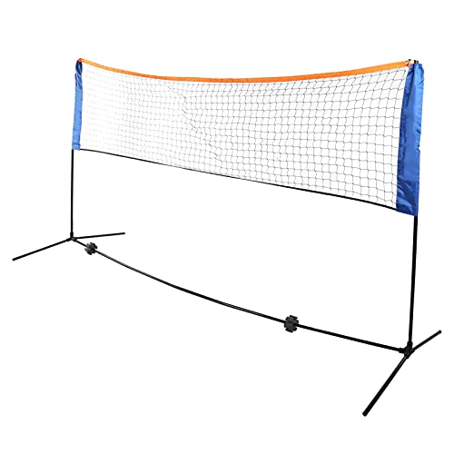 Filet de badminton réglable intérieur extérieur avec sac nylon
