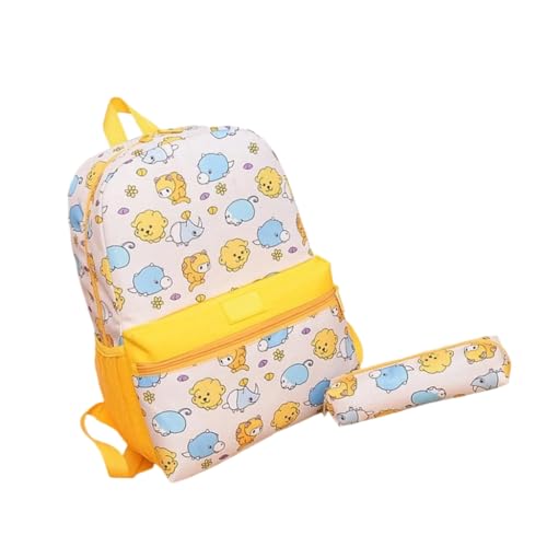 Sac à dos et pochette à stylos grande capacité pour filles et garçons