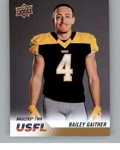 2023 Upper Deck USFL Box Set Gold #17 Bailey Gaither Pittsburgh Maulers NFL Football Card NM-MT