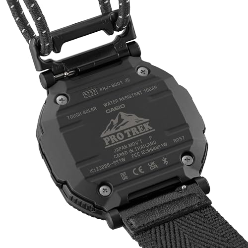 [カシオ] 腕時計 プロトレック【国内正規品】 Hiker Line Bluetooth搭載 タフソーラー 環境配慮素材採用 PRJ-B001B-1JF メンズ ブラック