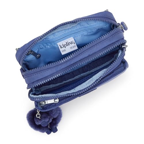 Image of Kipling Women's Abanu Medium Crossbody Bag, Lightweight, Adjustable Nylon Waist Pack with Multi-Compartment Zip Pockets