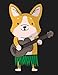Produktbild Corgi Dog Ukulele Luau Funny Hawaii Ukulele Tab Notebook: Ukulele Music Tab Notebook