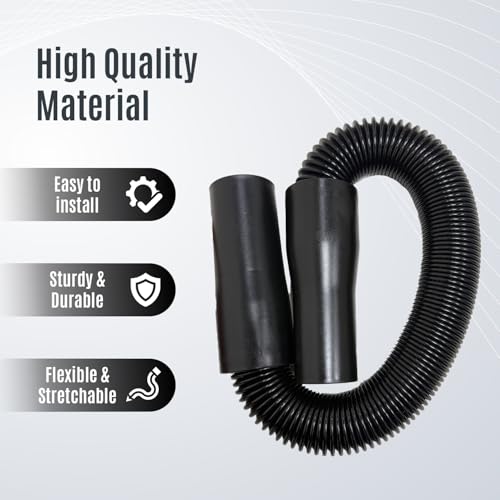 Image of SEZNIK Premium Flexible Stretchable Vacuum Hose Attachment - Extendable 400 mm to 1000 mm, Flexible Extension Pipe for Seznik Turbo, Mighty & All-in-One Vacuum Cleaners