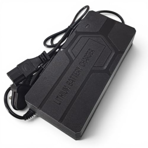 Image of Waterproof Lithium Battery Scooter Charger 48V 6 Ampere for All 48V Lithium Battery. GRAPHENO | Longest 2+1 Meter Wire | Fast Charging | Heavy Duty | ABS Body | Durable | Cutoff Voltage 54.2 V.