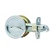 Kwikset 335 32 RND PCKT DR LCK Round Bed/Bath Pocket Door Lock, Polished Stainless Steel