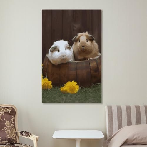 Art mural moderne cochon d'inde pour décoration murale de chaque pièce - 7