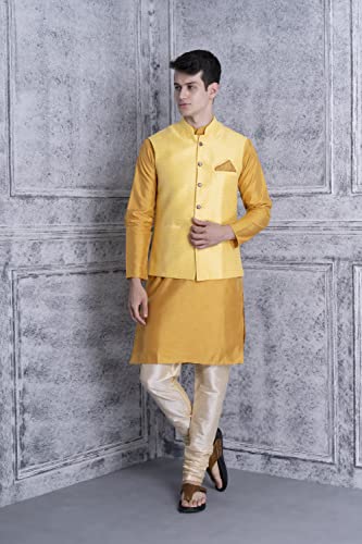 Image of Ethluxis Men's Silk Blend Kurta Set