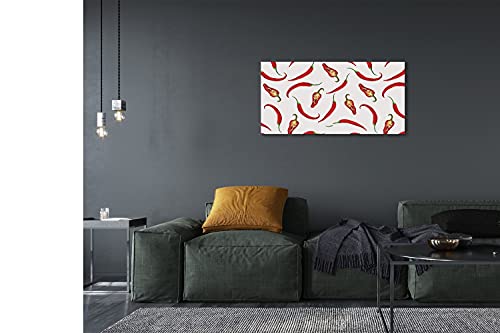 Photo murale poivrons 120x60cm pour réveiller les murs tristes d'une pièce