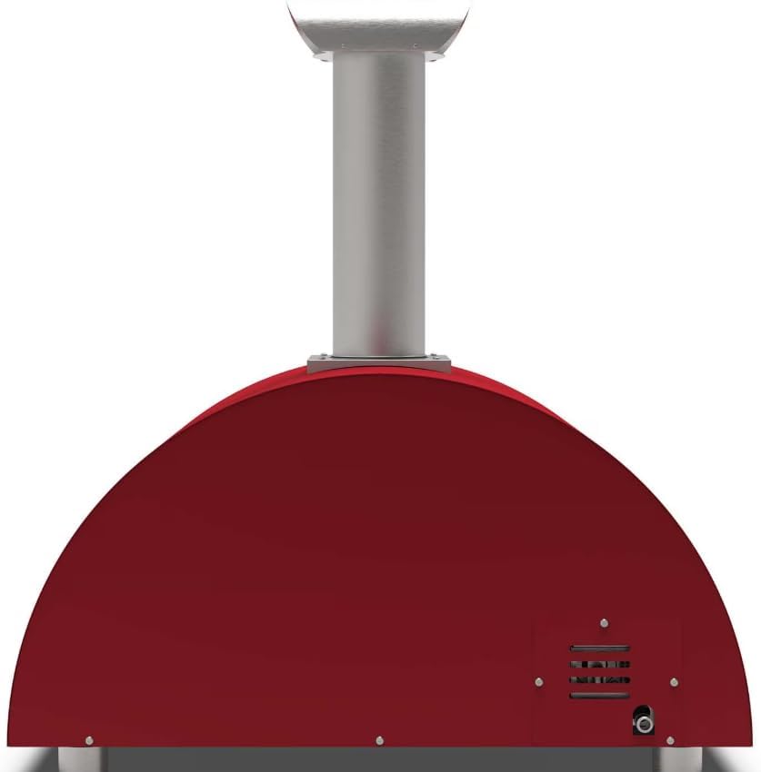 Alfa Moderno 2 Pizze Natural Gas Pizza Oven - Antique Red - FXMD-2P-MROR-U