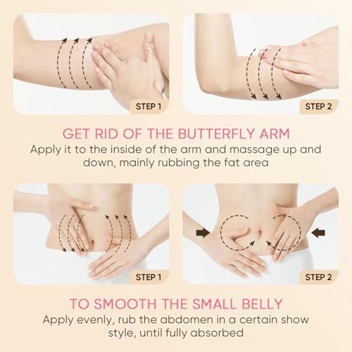 Virecose 60g Crema Reductora Para Pérdida De Peso Y Quema Grasa Abdominal, Crema Anticelulítica Reductora, Gel Reafirmante y Moldeador Para Cuerpo, Cintura, Abdomen, Brazos y Muslos - imagen 4