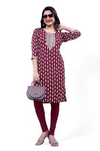 Image of Cotton Printed Short Kurti for Women