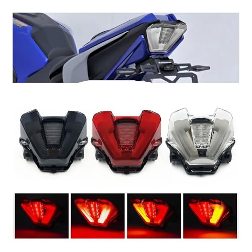 Feu arrière pour MT-07 2018-2023 clignotant intégré LED de frein moto