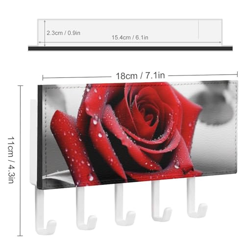 Colgador de llaves de pared para solucionar el desorden en pasillo 3