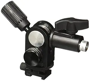 Ultra Heavy Duty Flash Umbrella Bracket - Swivel/Tilt Head, Mountable to Stand & Tripod, for Nissin