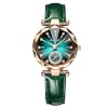 BEN NEVIS Watch, Watches for Women with Elegant Leather Strap, Fashion Analog Creative Diamond Dial Wrist Watch, Jewelry Gift for Wedding Anniversary Birthday