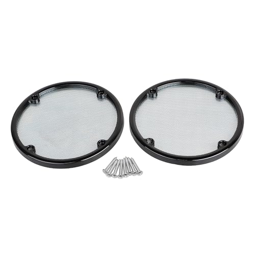 Image of Rear Speaker Trim Grills Mesh Covers For Harley Electra Glide Classic FLHTC 1996-2013 Trike Street Glide FLHXXX 2010-2011