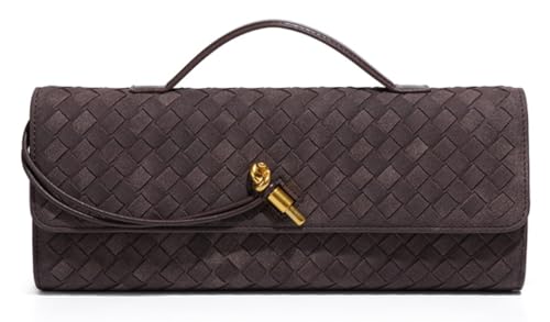 Image of Upbull Trendy Woven Evening Clutch Purses Women Underarm Shoulder Handbag Cute Satchels Crossbody Purse PU Leather Wallet