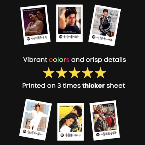 Image of Funk You Store Shah Rukh Khan Posters | SRK Mini Poster Kit (Set of 15) | OG Bollywood Star Shahrukh Khan Compact Size (8 x 6 cm) Posters for Phone Accessories, Bedroom, Office, Living room (C 050)